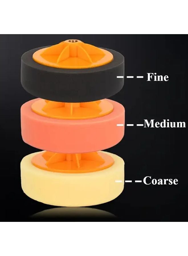 2 Pieces 6 Inch M14 Threaded Polishing Sponge Pads For 125 Angle Grinder - Image 1